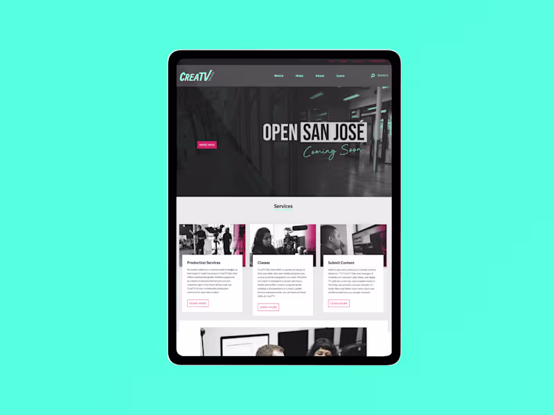 Cover image for CreaTV San Jose :: Behance