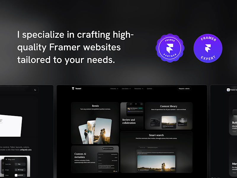 Cover image for Framer Website development