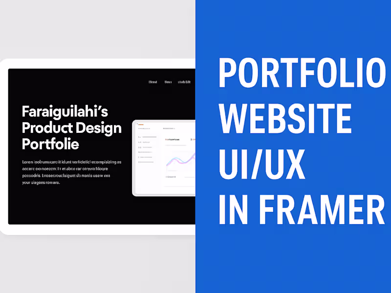 Cover image for I designed and developed a modern product portfolio website....