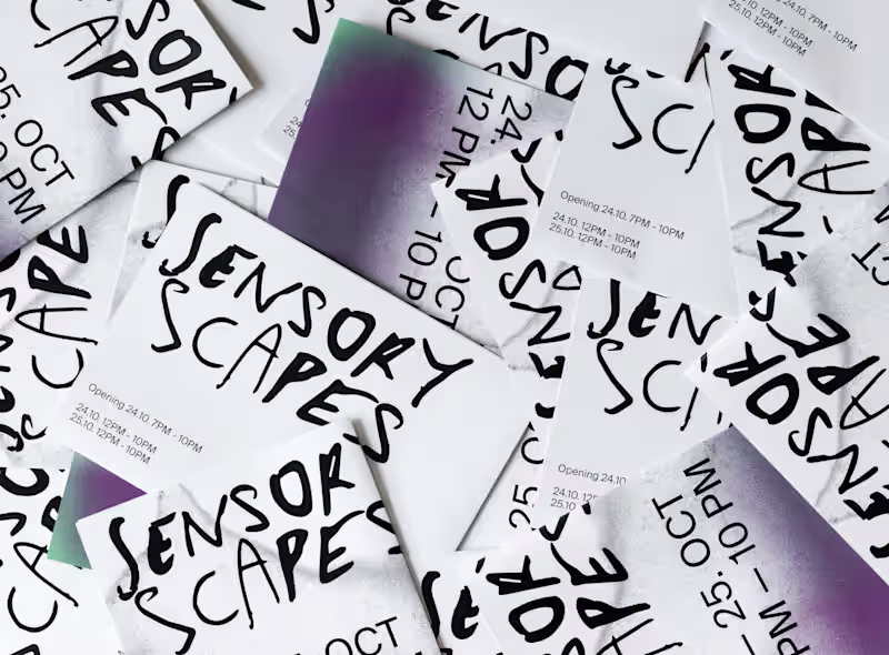 Cover image for Sensory Scapes Exhibition