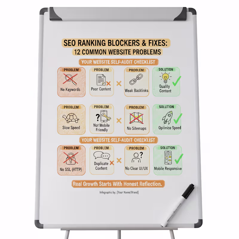 Cover image for Why is my website not ranking on Google? Here's your self-au...