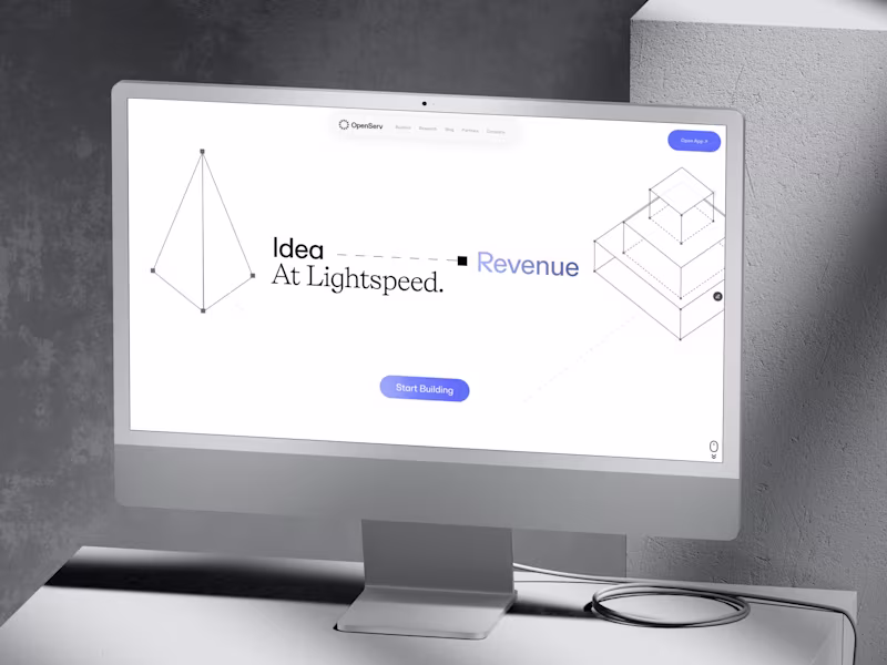 Cover image for Openserv AI: Framer Website with Rive Integration