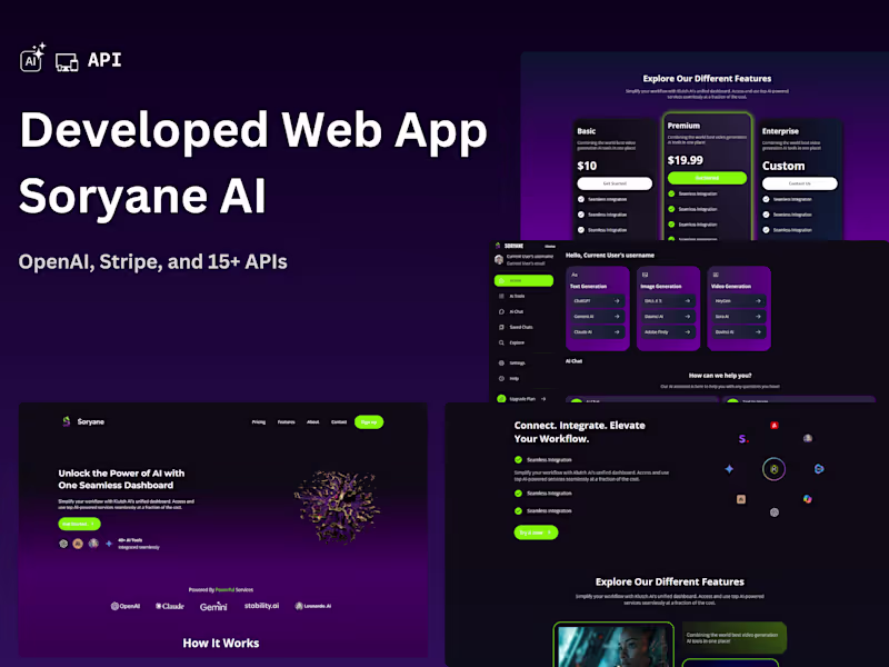 Cover image for Soryane AI: Unified AI Tools Platform
