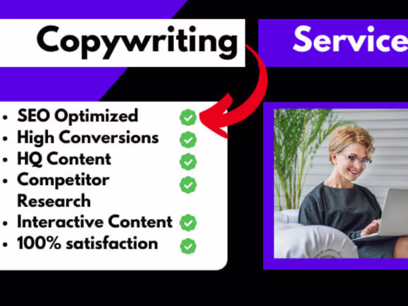 Cover image for I Have Produced Copywrite & Sales Copy Content