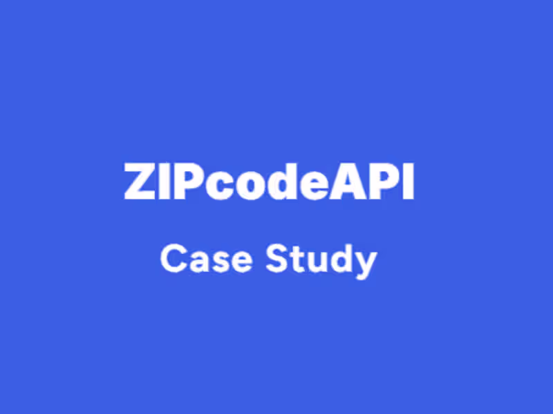 Cover image for ZipcodeAPI Website Redesign