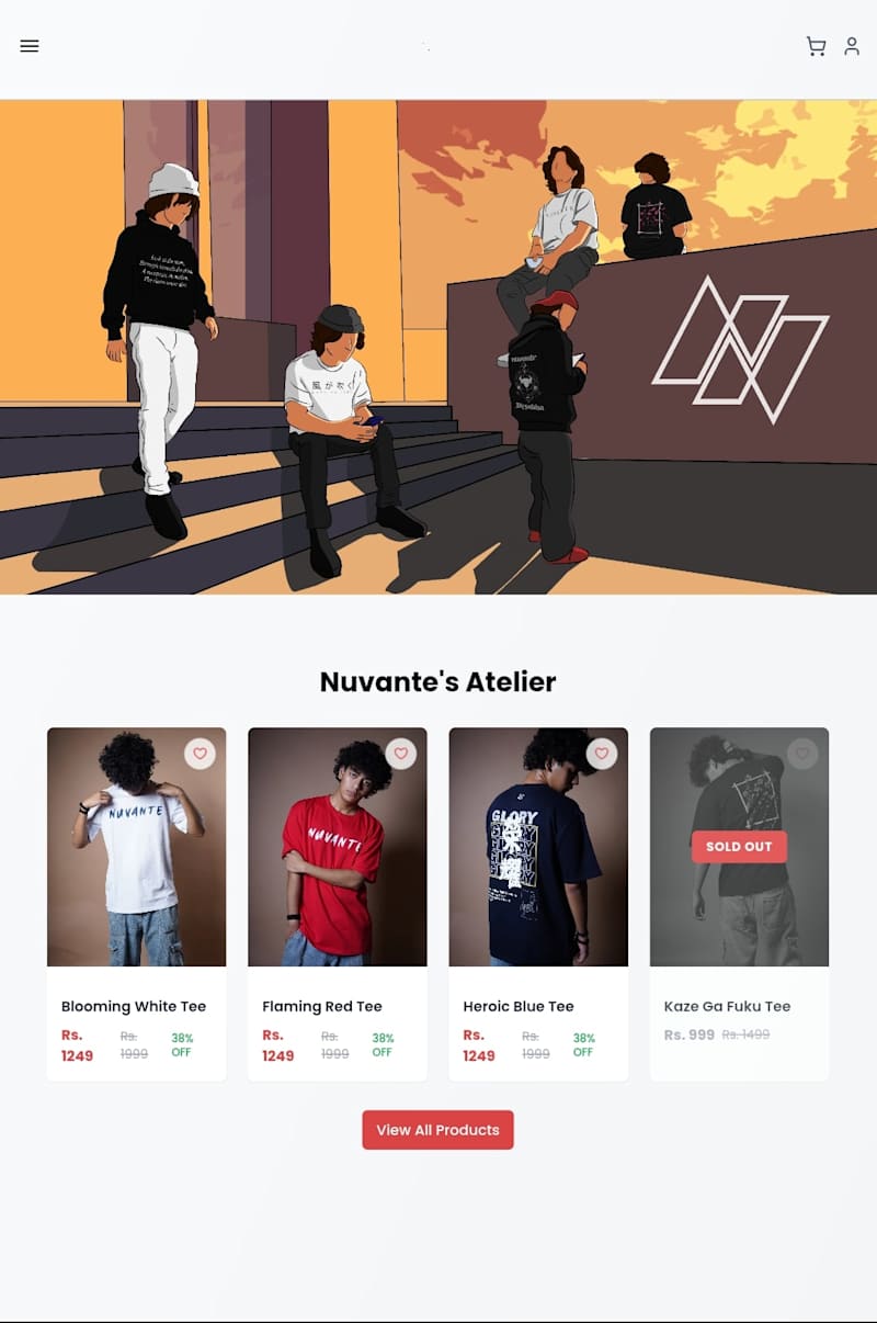 Cover image for Responsive Website Development for Nuvante India