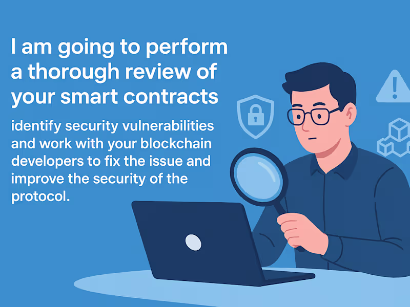 Cover image for Protect your funds, let's audit your smart contracts now!