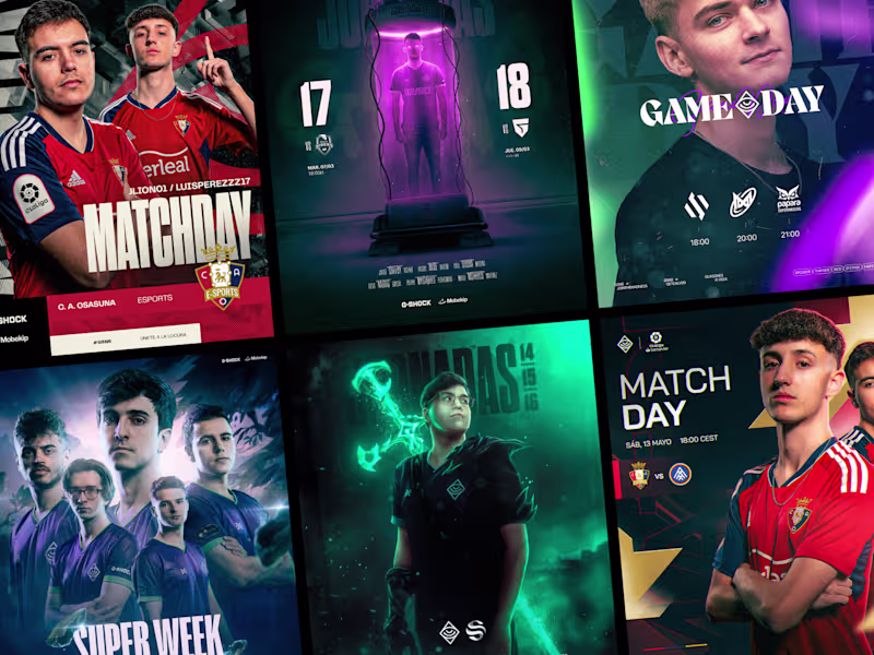 Cover image for eSports Social Media Design – Guasones