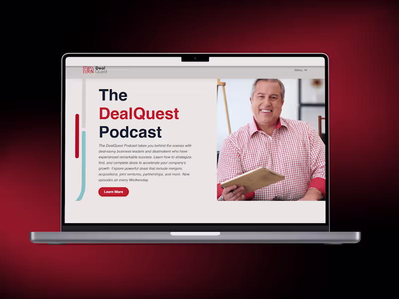 Cover image for Deal Quest Podcast Page - Corey Kupfer