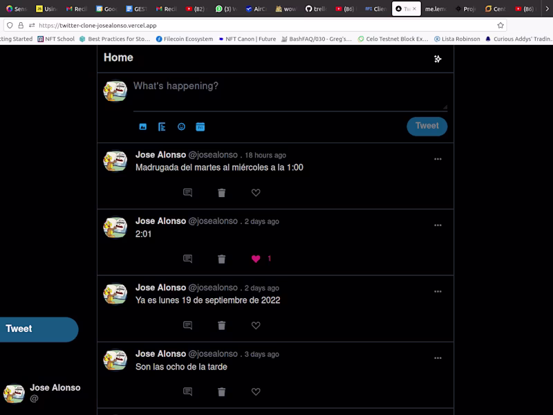 Cover image for Twitter clone