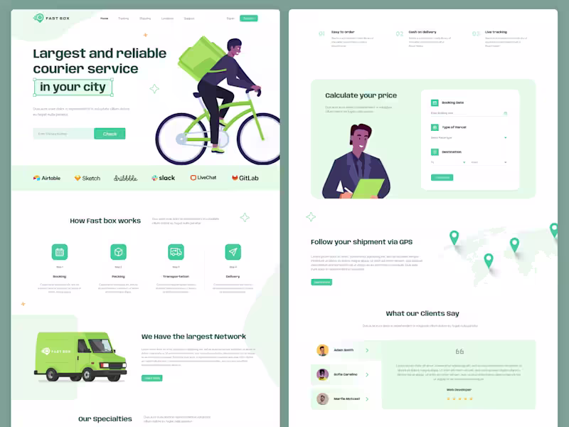 Cover image for Courier Service & Product Delivery