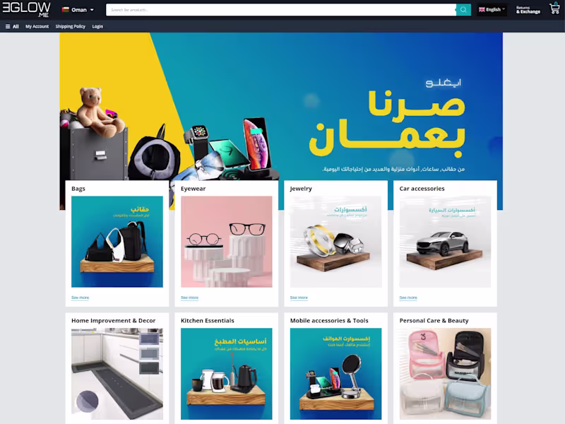 Cover image for E-commerce Website.