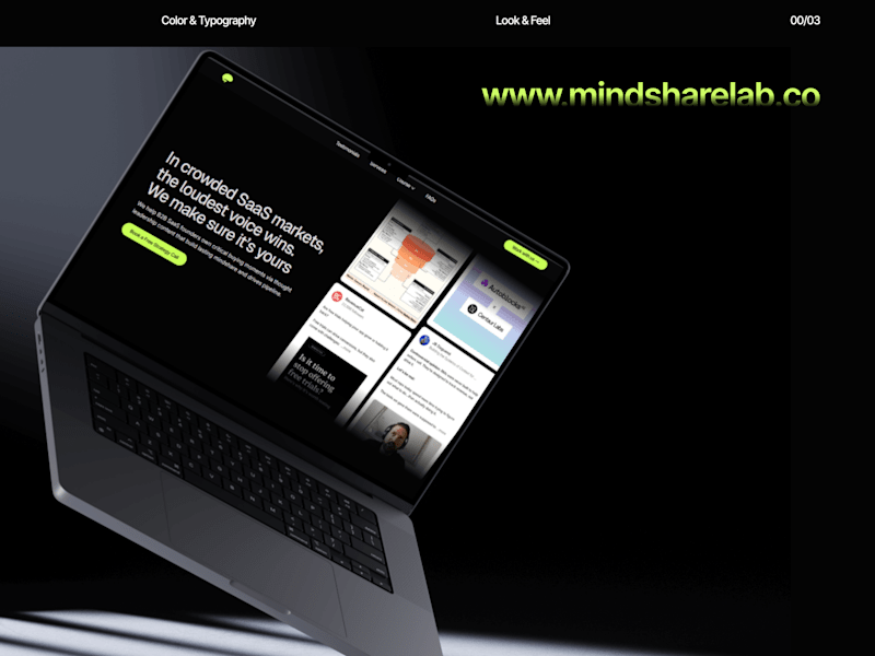 Cover image for Mindshare Lab - Landing page (Design and Development service)