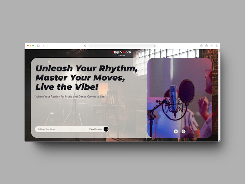 Cover image for Play N Rock: Website UI Design & Development