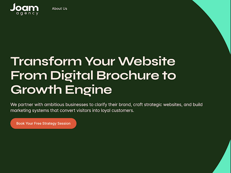 Cover image for Joam Agency Website Development