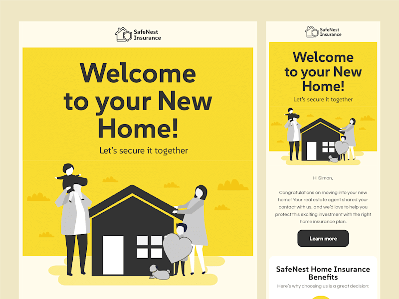 Cover image for Home Insurance Email
