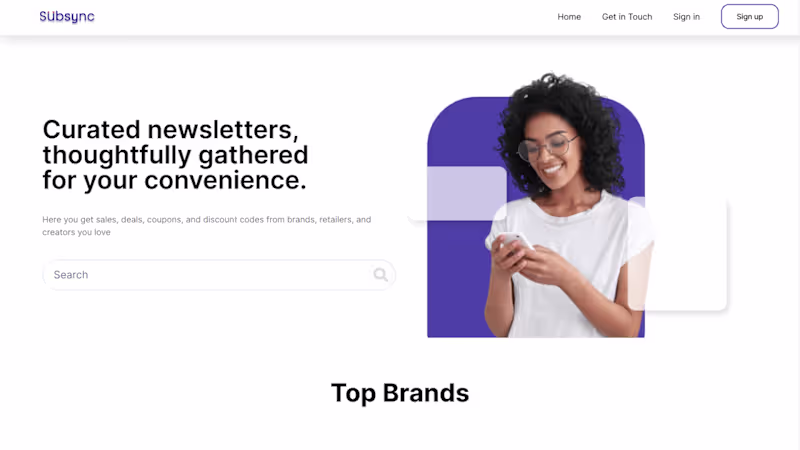 Cover image for Just finished a modern, high-converting newsletter website f...