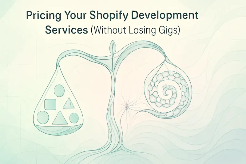 Cover image for Pricing Your Shopify Development Services (Without Losing Gigs)