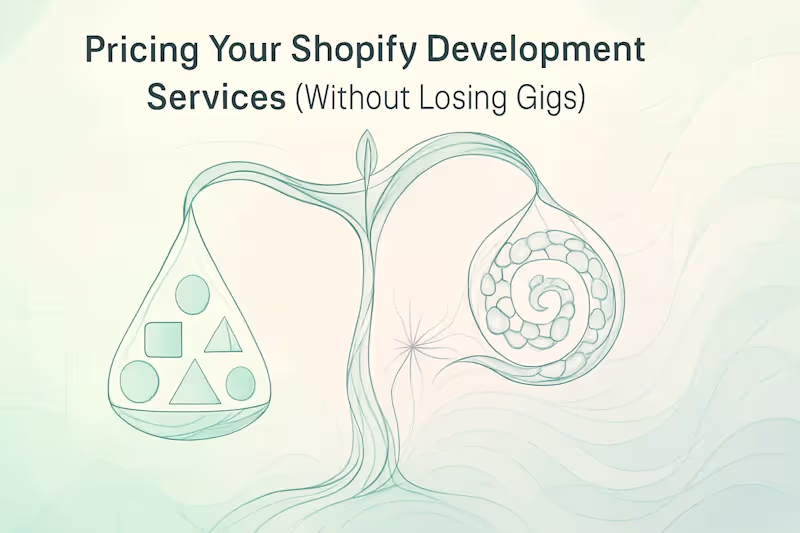 Cover image for Pricing Your Shopify Development Services (Without Losing Gigs)