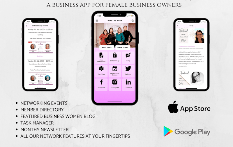Cover image for Mums at Work Home Mobile App