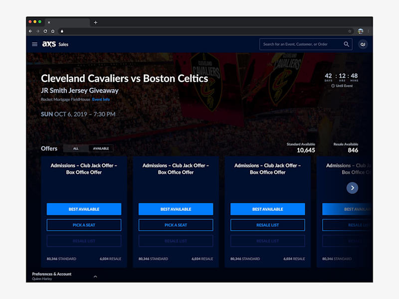 Cover image for B2B Ticket Sales Software