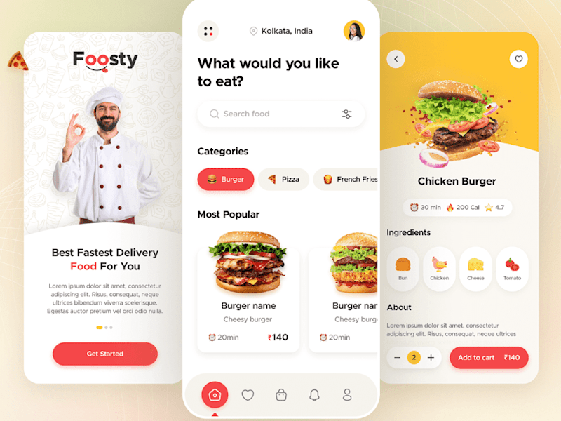 Cover image for Foosty App UI Design
