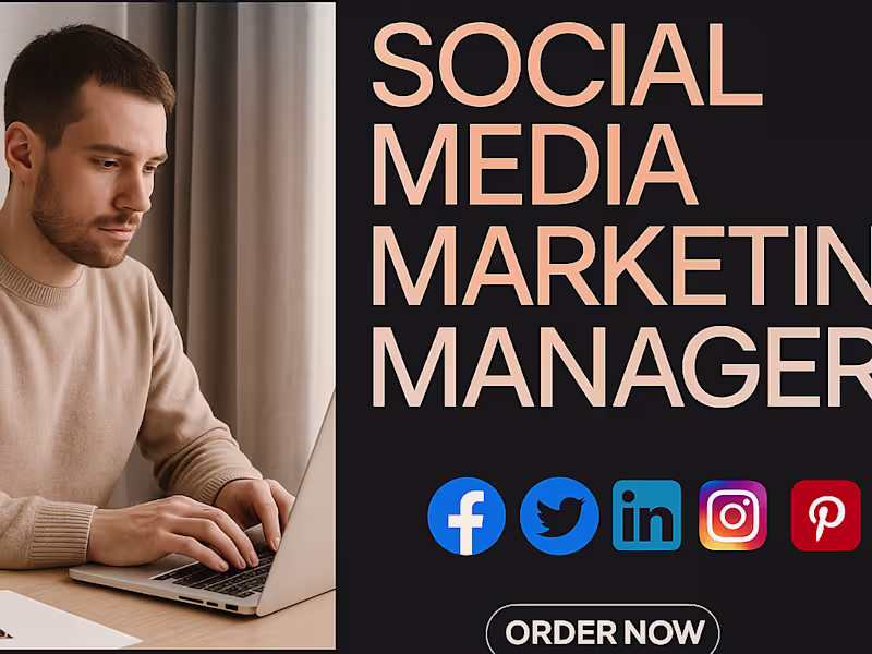 Cover image for social media marketing manager as a digital marketing expert