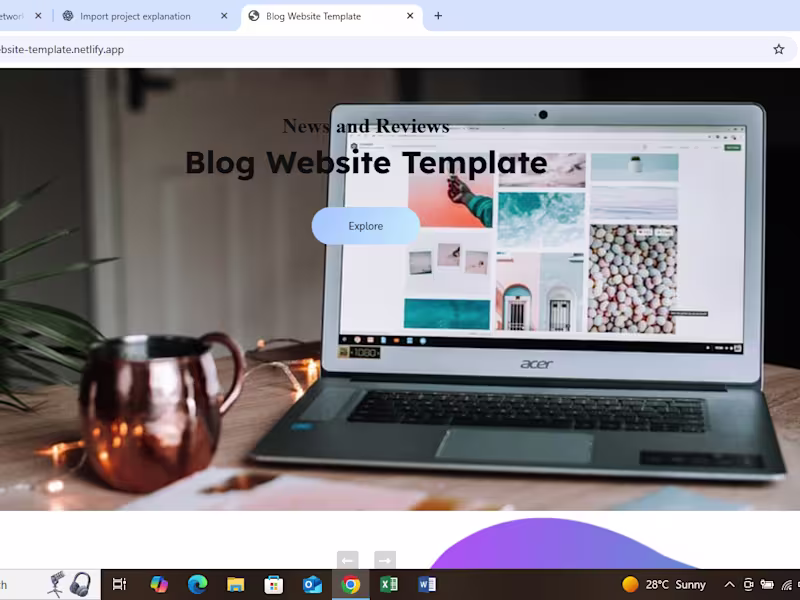 Cover image for Blog Website