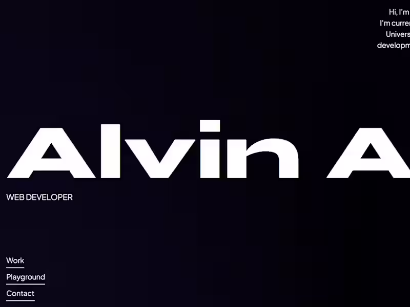 Cover image for Portofolio Website