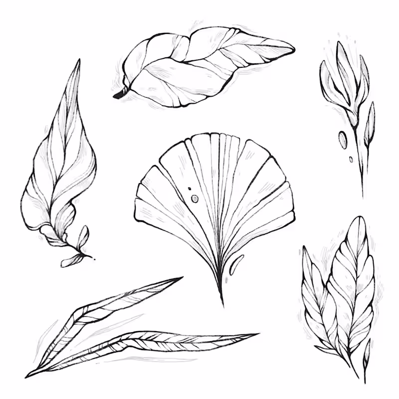 Cover image for black and white floral tattoo designs🌿