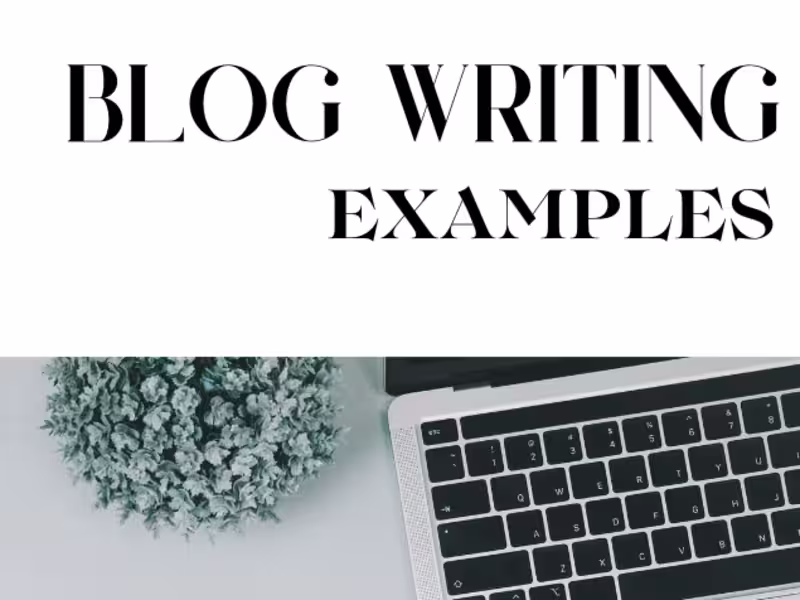 Cover image for  Blog Writing