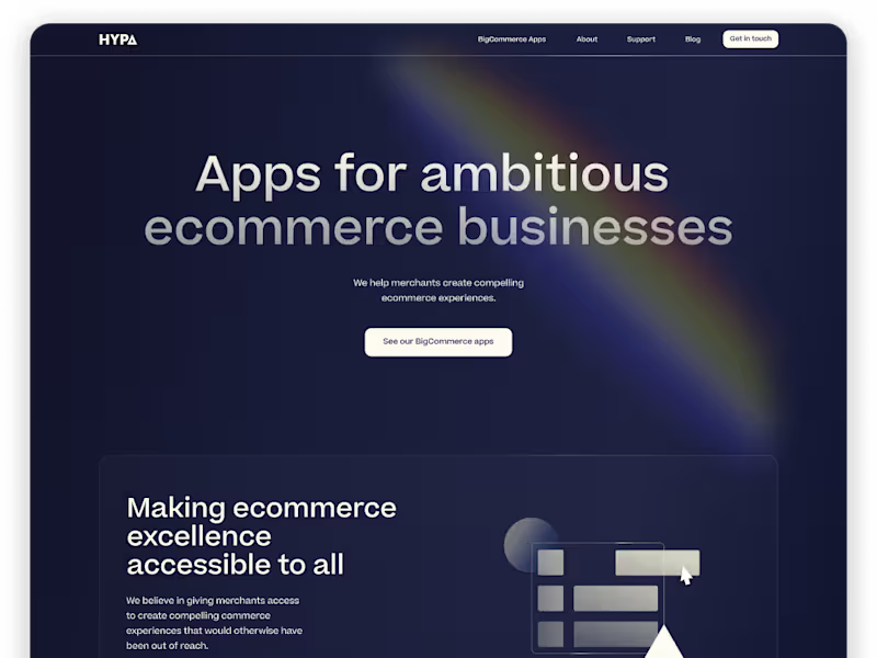 Cover image for Hypa web design, logo and branding