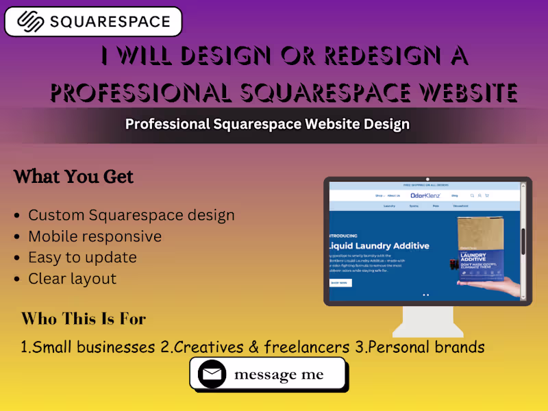 Cover image for Squarespace Website Design for Service Businesses & Attorneys