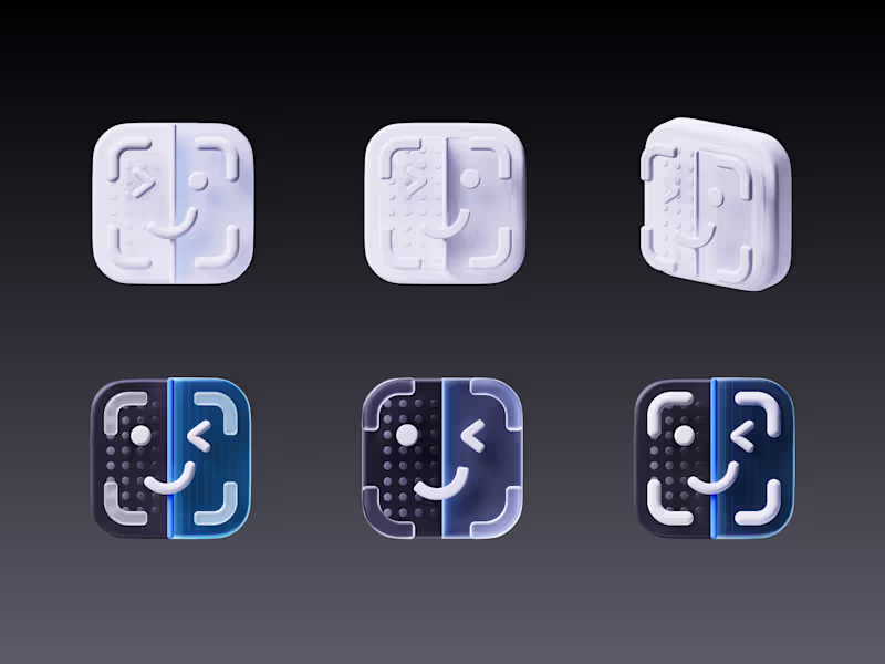 Cover image for Some concept options for designing an iOS app icon featuring...