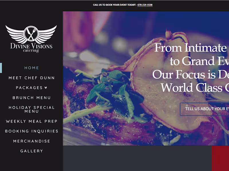 Cover image for Modern and Responsive Website for Fine Dining Restaurant