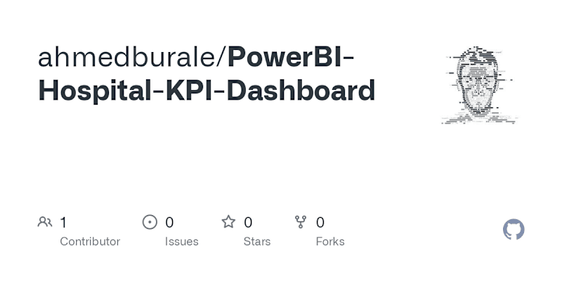 Cover image for ahmedburale/PowerBI-Hospital-KPI-Dashboard