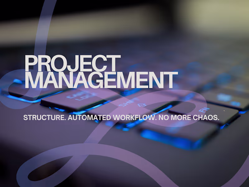 Cover image for Project Management |Turn chaos into streamlined workflows