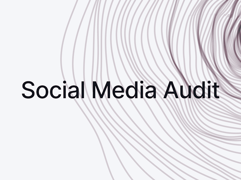 Cover image for Social Media Audit