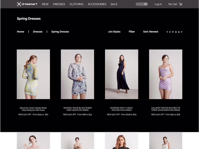 Cover image for DressSmart (E-Commerce Website With AI Integration)