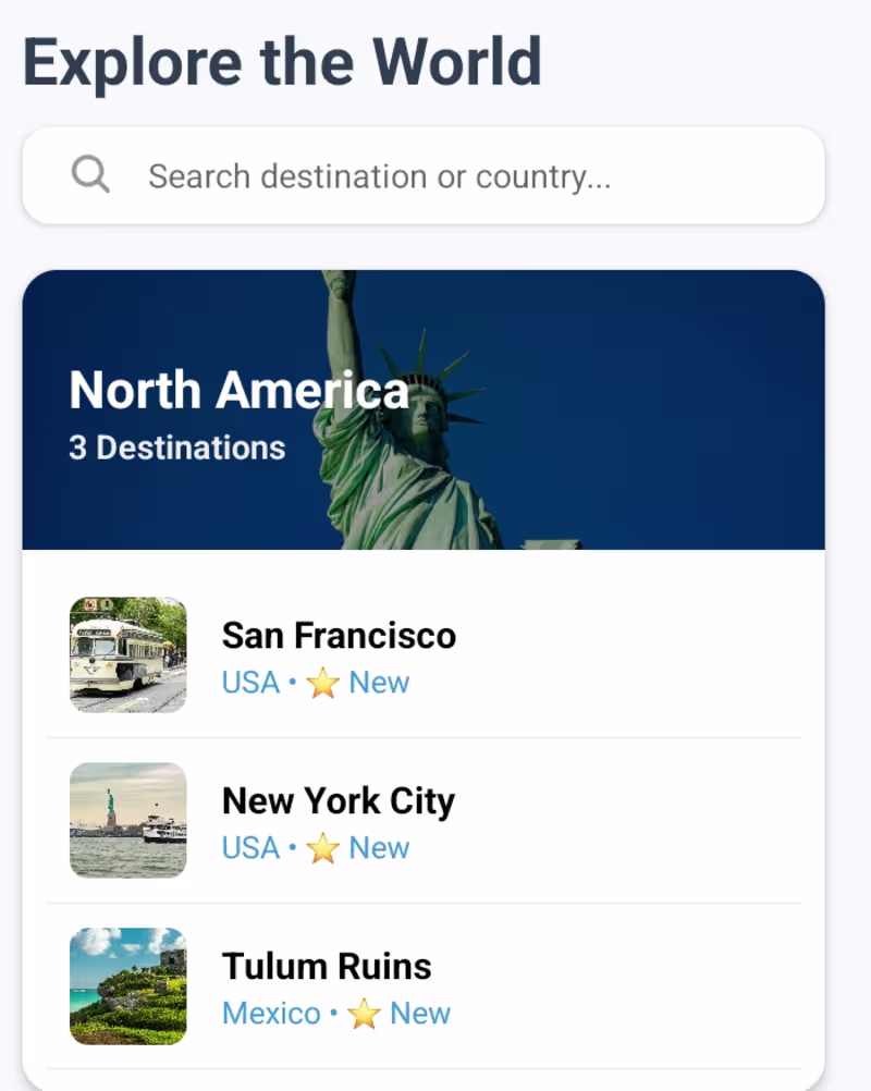 Cover image for Momentum Travel App Development