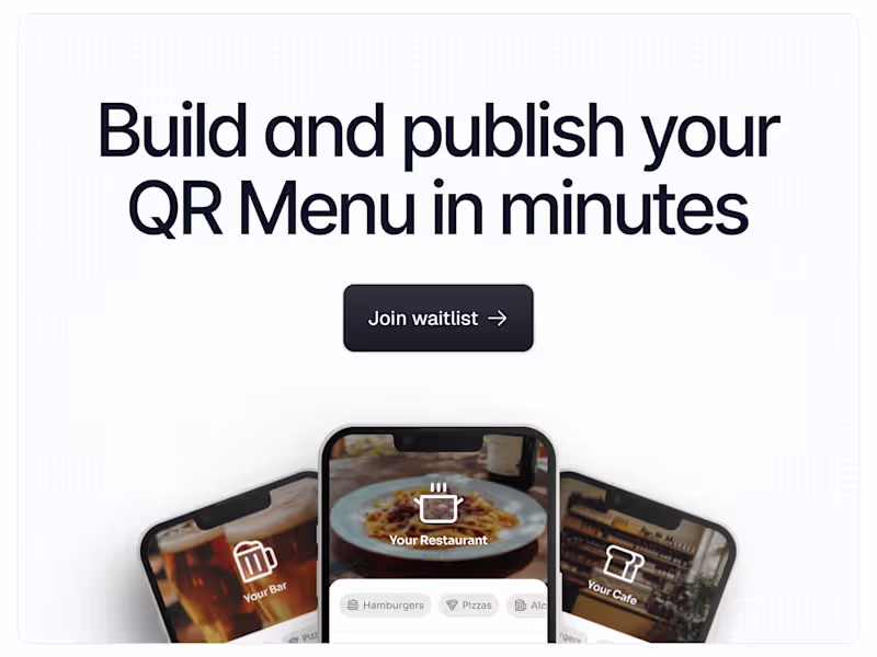Cover image for MenuStack - SaaS Design & Development
