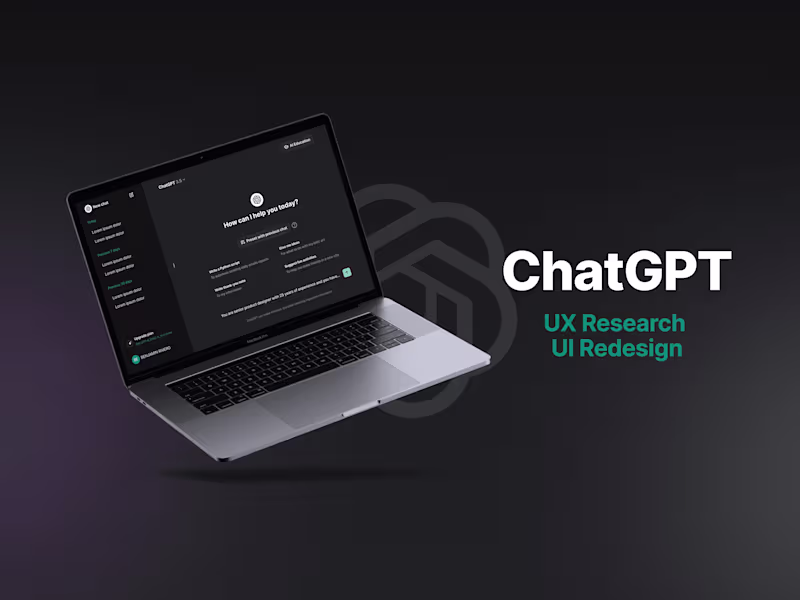 Cover image for ChatGPT UX Research UI Redesign