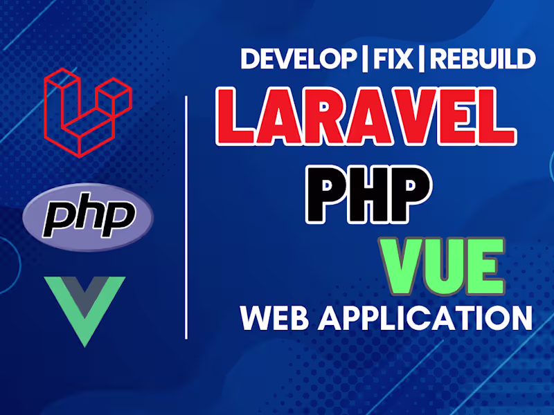 Cover image for Laravel and Vue.js Web Applications