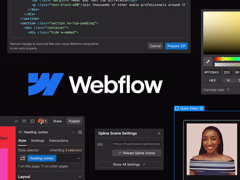 Cover image for Dynamic & Responsive Webflow Website Design