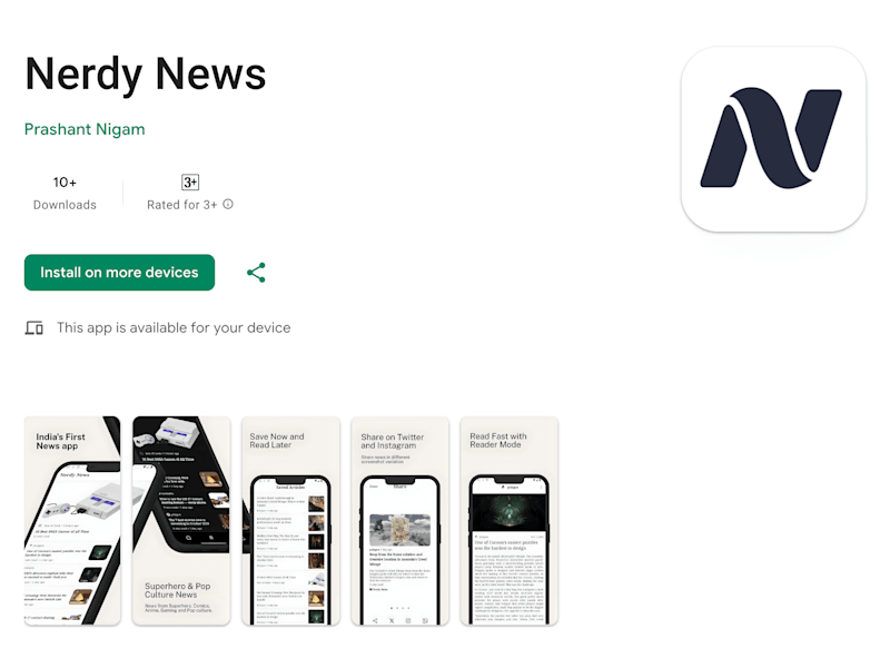 Cover image for Nerdy News