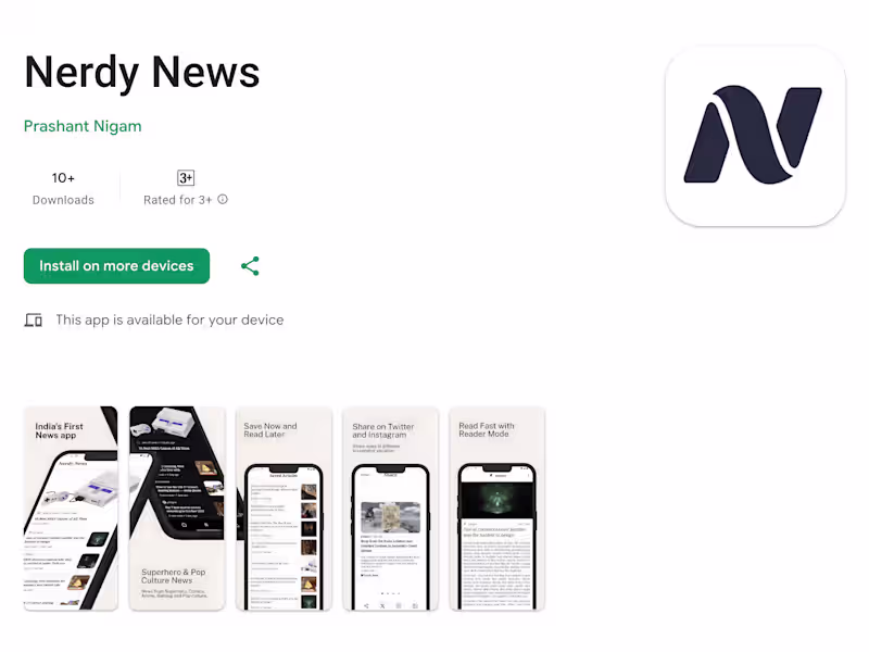 Cover image for Nerdy News