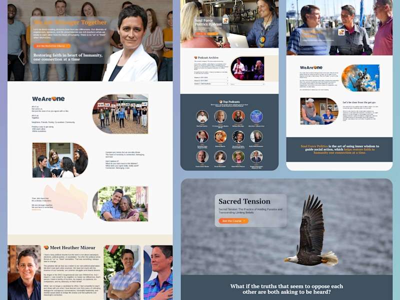 Cover image for WeAreOne Alliance Kajabi Website Redesign