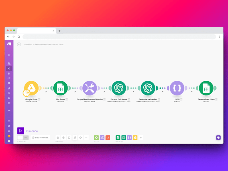 Cover image for Lead List -> Personalized Lines for Cold Email