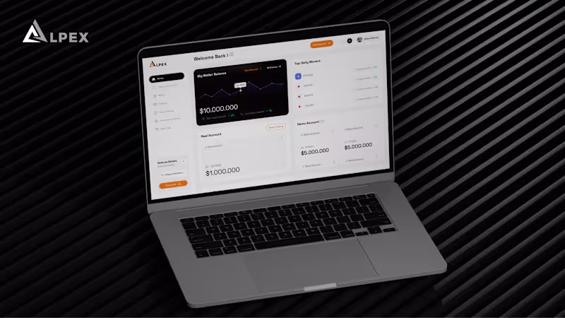Cover image for UI/UX and Wireframe Redesign Alpex Trading