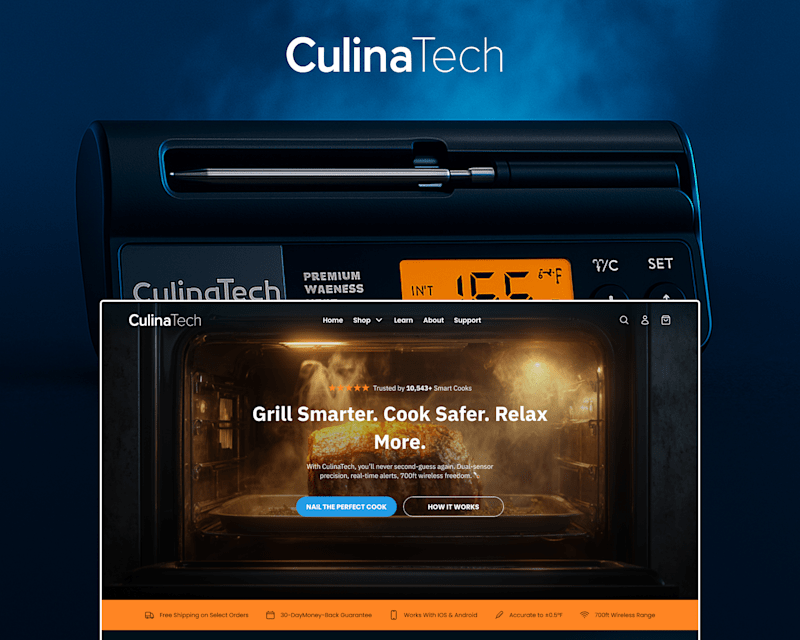 Cover image for CulinaTech — Smart Cooking eCommerce